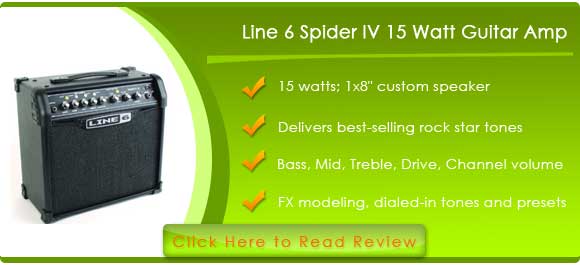 Line 6 Spider IV 15 15-watt 1x8 Modeling Guitar Amplifier